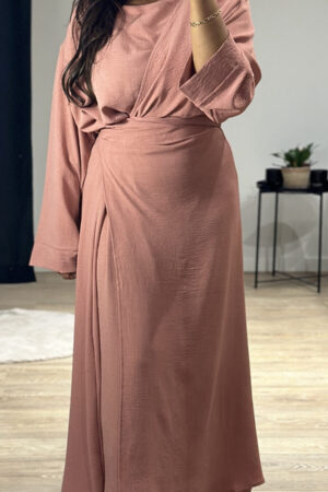 Avond Jurk Oud Roze