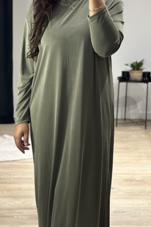 Basic Jurk Leger Groen