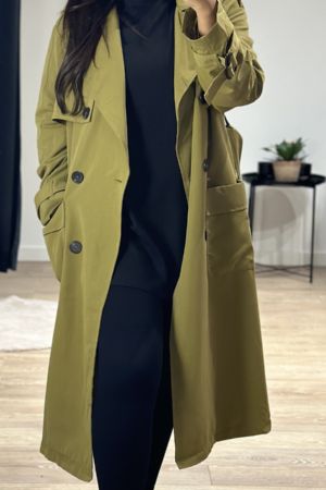 Trenchcoat Groen