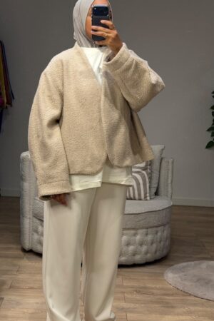 Teddy Jacket – Beige