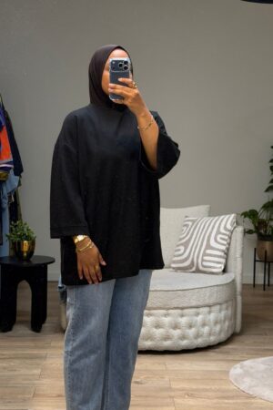 T-Shirt Oversized – Black