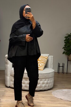 Oversized Blouse - Zwart