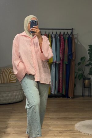 Oversized Blouse - Roze