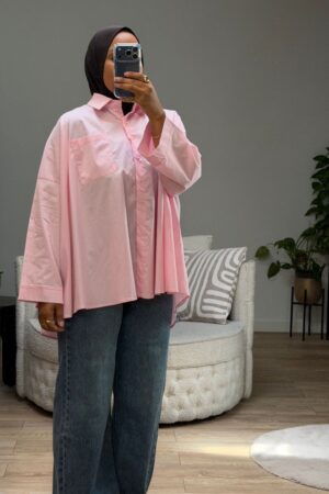 Blouse Oversized - Roze