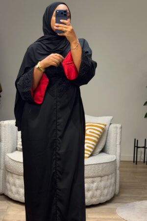 Caftan - Zwart / Rood