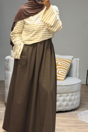Long sleeve -  Beige / Nude
