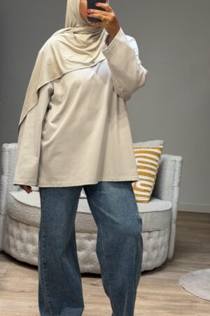 Oversized Sweater - Licht Grijs